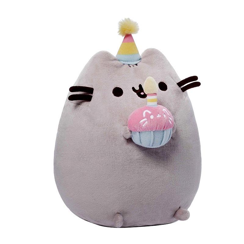 Creative Fat Pudding Cat Donut Pillow - 8-Inch Cute Cookie Cat Plush Toy | Soft Ice Cream Cat Stuffed Animal | Adorable Donut Shaped Pillow for Kids & Adults