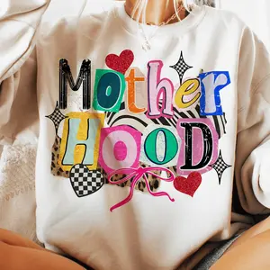 Motherhood Sweatshirt, Retro Mom Crewneck, Christian Mama Sweater, Gift For Mother Day, Gift For Her