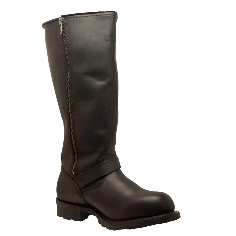 Drakon Men's Leather Motorcycle Boots