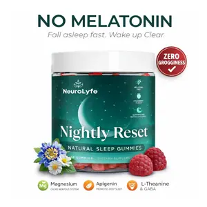 NeuroLyfe Sleep Gummies – Magnesium, L-Theanine, GABA, Apigenin | Fall Asleep Faster & Wake Up Refreshed