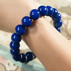 Non-GMO Plant-Dyed Bodhi Beaded Bracelet, Natural & Eco-Friendly, Handmade