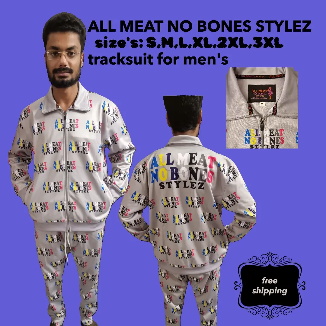 Luxury Men's Fleece Tracksuit - AllMeatNobones - Coats, Menswear