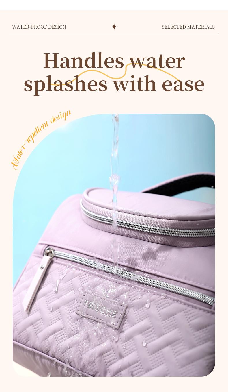 2.11gal Durable Oxford Cloth Lunch Bag, Aluminum Foil Insulated Lunch Bag with Zippered Compartments and Adjustable Shoulder Strap - Simple Everyday Use Bag