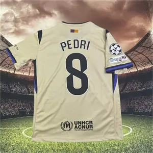 2025 2026 Away No.8 Pedri Short sleeve Soccer Jersey