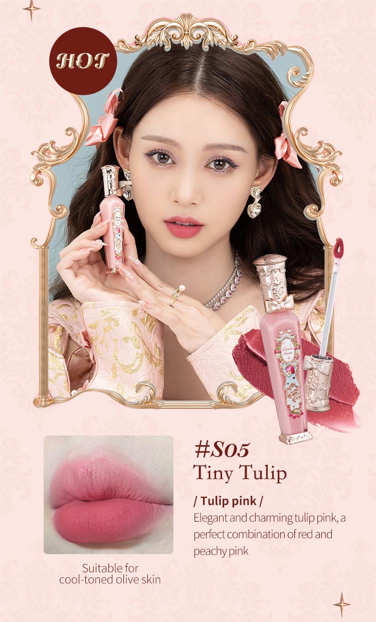 Flower Knows Strawberry Rococo Collection Cloud Lip Cream, matte finish, long lasting, lipstick,  lightweight, dealsforyoudays