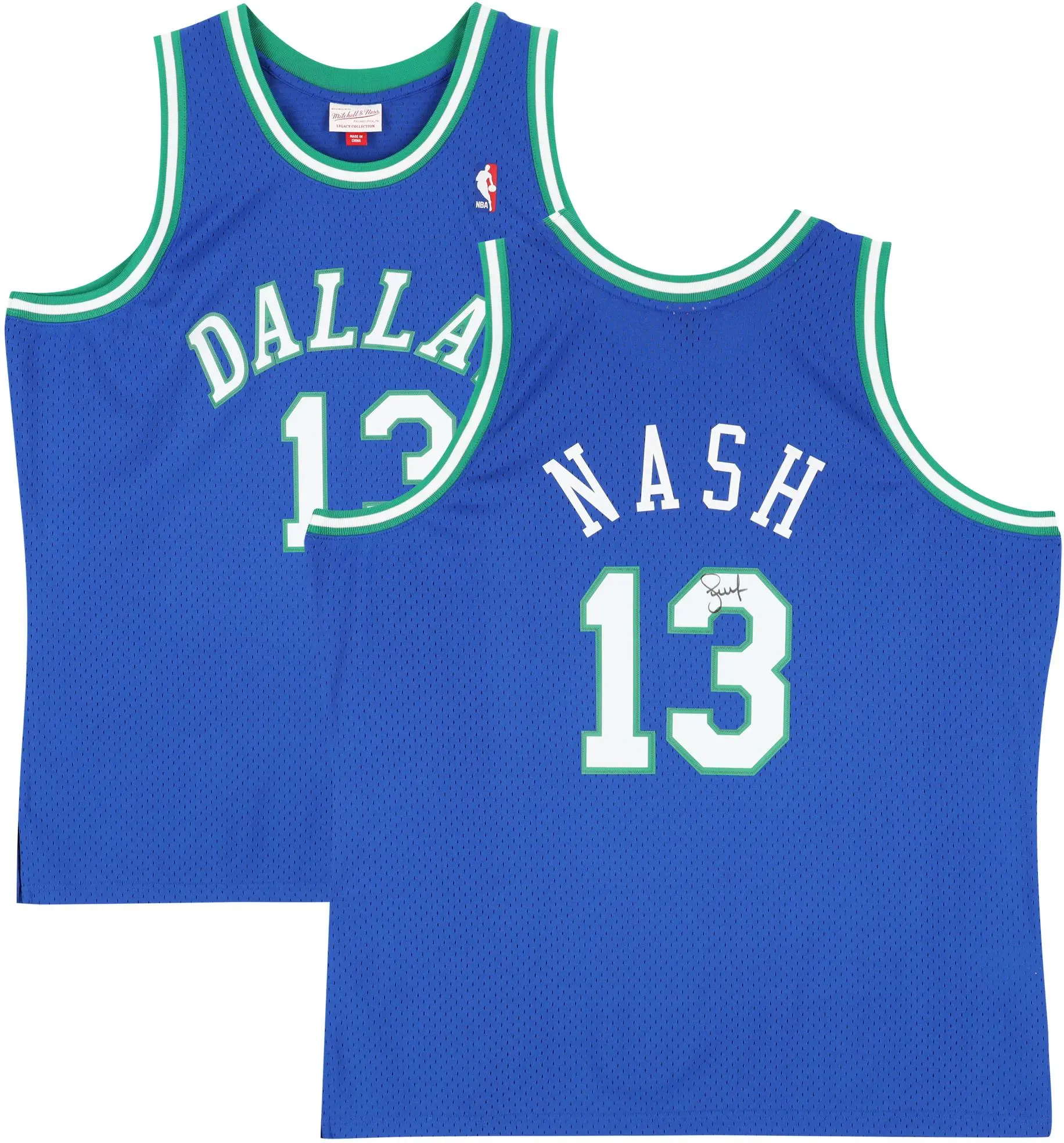 Steve Nash Dallas Mavericks Autographed Mitchell & Ness Blue 1998-99 Swingman Jersey - Fanatics Authentic Certified