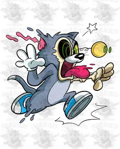 Urban Cartoon 25 DTF Transfer