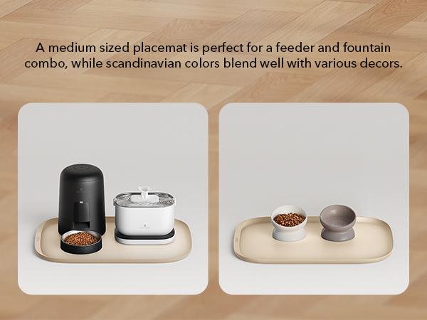 PETLIBRO Dog Food Mat, Safety Silicone Cat Food Mat for Feeder & Fountain, Waterproof, Raised Edge Spill Protection, Available in Multiple Colors PETLIBRO Dog Food Mat, Safety Silicone Cat Food Mat for Feeder & Fountain, Waterproof, Raised Edge Spill Protection, Available in Multiple Colors