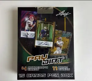 2026 Leaf Football Pay Dirt Hobby Boxes Sports Card Pack Sports Trading Card