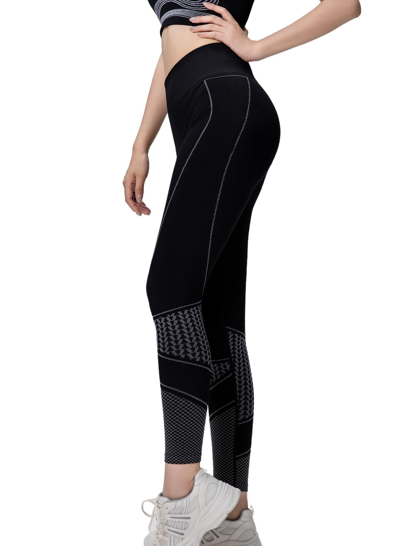 SUOVADUN ck009 Women's High-Waist Seamless Yoga Leggings, Quick-Dry Stretchy Activewear Pants with Hip Lift, Tummy Control, Slim Legs, High Elasticity, Soft Breathable Moisture-Wicking for Fitness, Casual Attire
