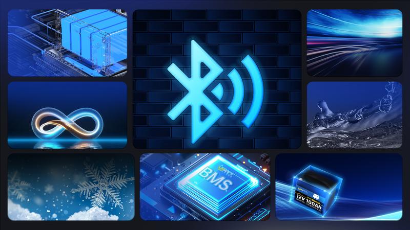 WattCycle 12V 100Ah Mini Bluetooth LiFePO4 Battery Group 22NF , Utilizing EV Grade A+ Cells,Lightweight Compact Power