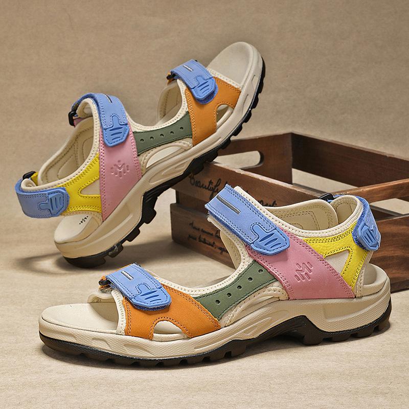 Women's Adjustable Strap Sport Sandals Breathable Cutout Design Textured Non Slip Sole Comfort Outdoor Casual Footwear