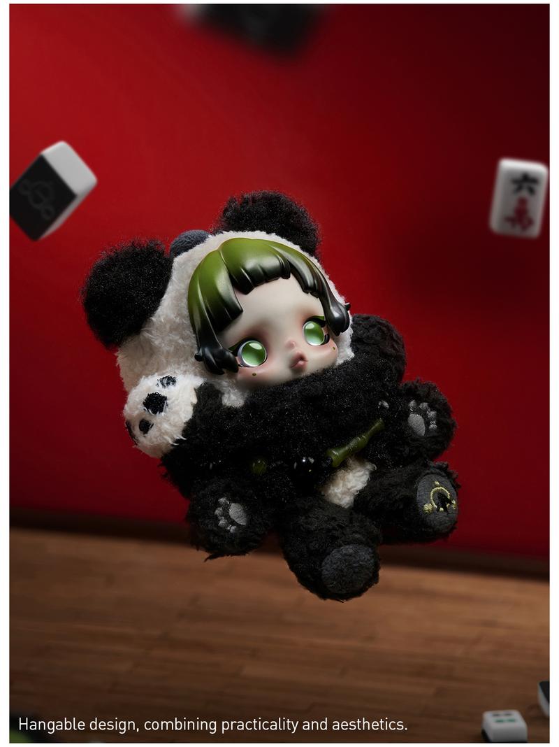 POP MART SKULLPANDA Lazy Panda Plush Doll Pendant