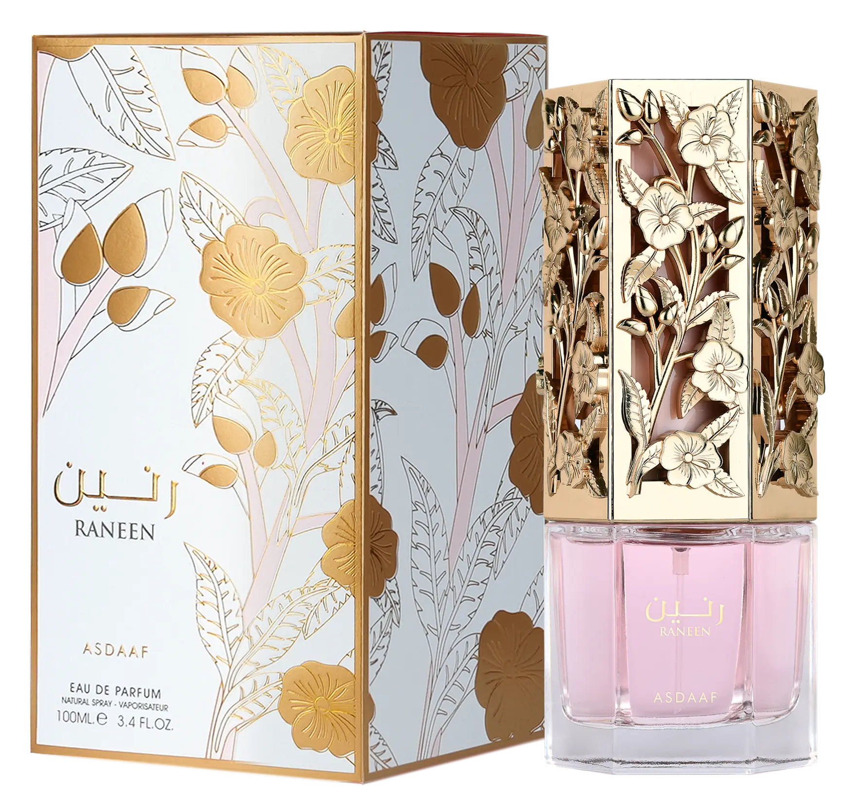 Asdaaf Raneen Eau de Parfum – 100ml (3.4 fl oz) – A Soft & Elegant Fragrance for Women