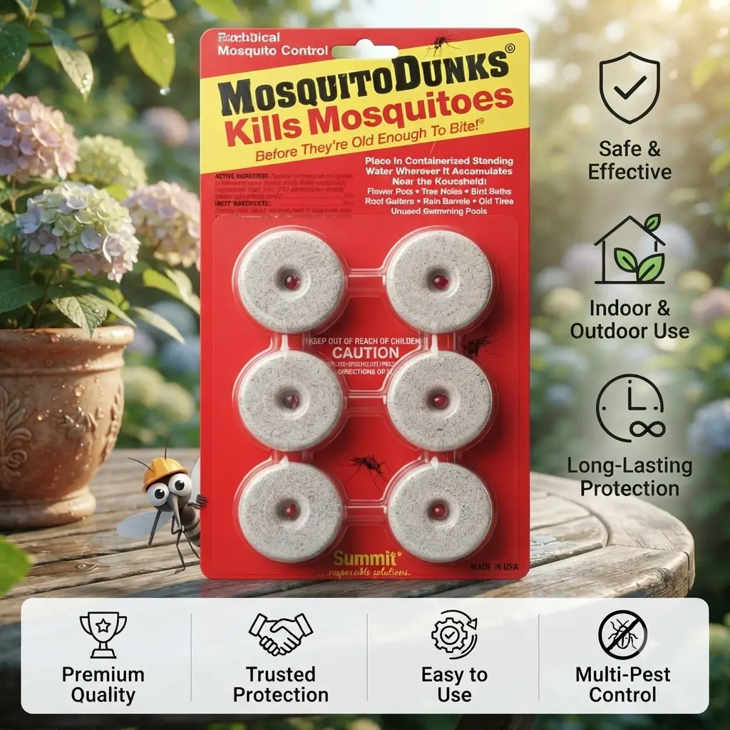 Responsible Solutions 110-12 Mosquito Dunks, 6-Pack Indoor Pest Control Home Care Supply