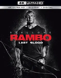 Rambo: Last Blood  [4K ULTRA HD BLU-RAY MOVIE] With Blu-Ray, 4K Mastering, Dolby, Subtitled, Widescreen, 2 Pack