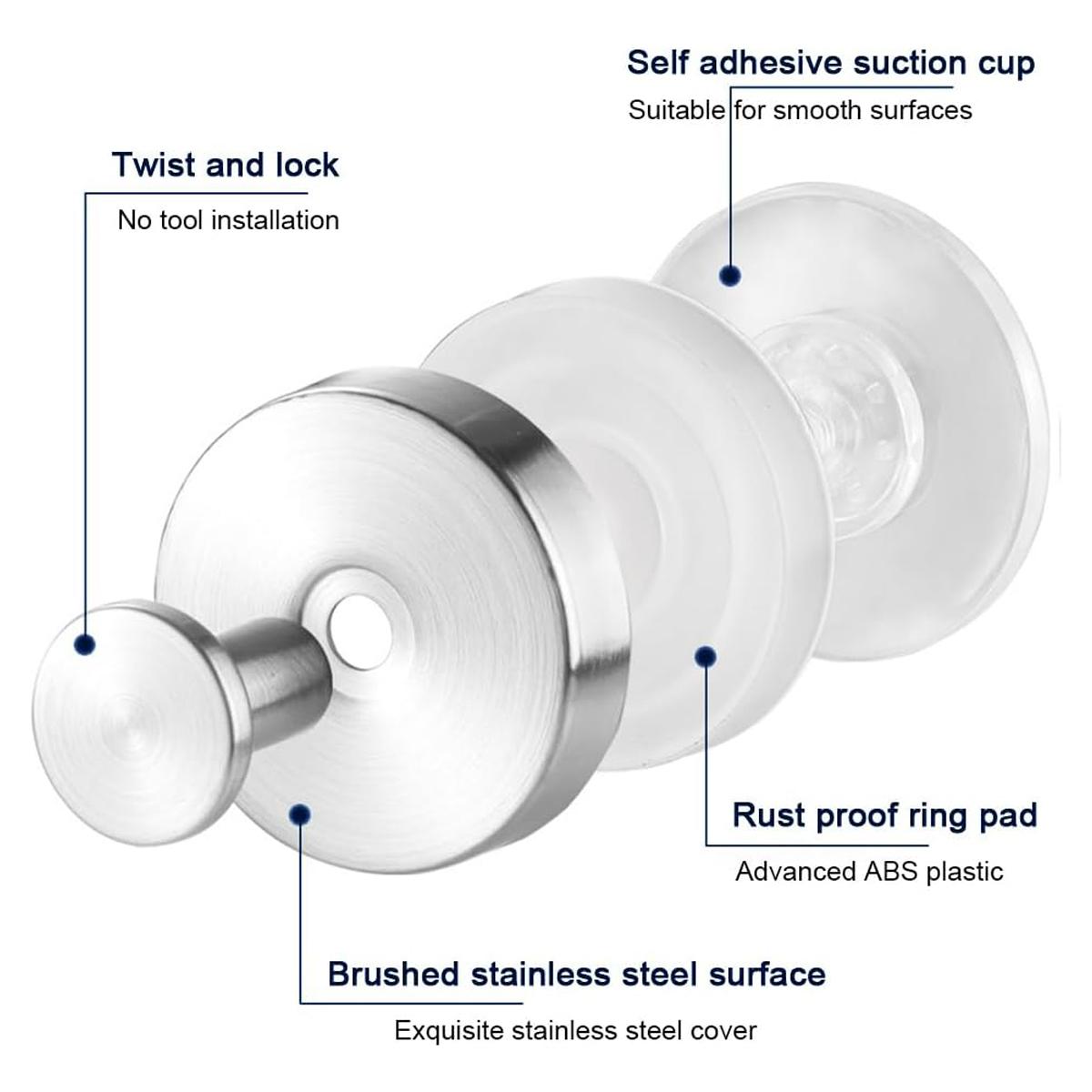 Suction Cup Wreath Hanger，Suction Cup Hooks Hanging 15 Lbs，Waterproof Suction Cup Wreath Holder for Windows