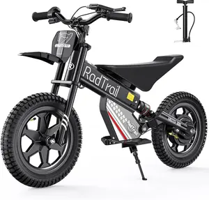 36V Electric Dirt Bike, 400W Peak Brushless Motor, Up to 11.8 MPH & 13 Miles Range, Max Load 143 Lbs, Twist-Grip Throttle, 14" Pneumatic Tires, Electric Motorcycle for Kids Ages 3-12