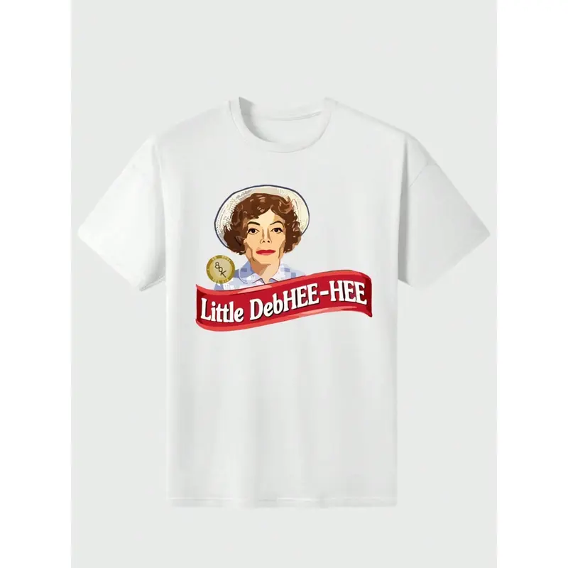 Litte Debhee Hee Debbie Parody Meme T Shirt Casual Digital Print 180g Pure  Heavy 100% Cotton T Shirt
