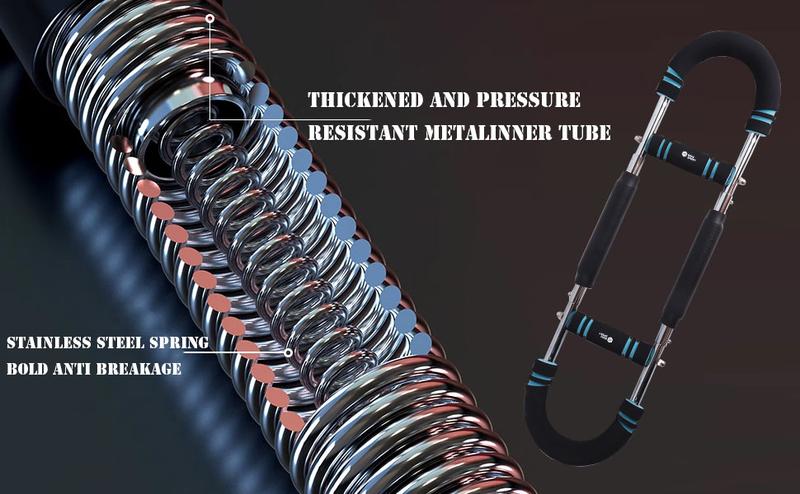 Nexpowx Arm Trainer, Adjustable Chest Workout, Enhance Chest and Arm Muscles Men's Fitness Trainer, Detachable Portable Spring Resistance Home Fitness Equipment