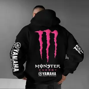 Black Pink and Multicolor Monster Energy Pink Claw Streetwear Hoodie, Pullover Unisex Graphic Racing Crossover, Racing-Inspired Sporty Hoodie, Gift for Car Lovers and Fashion Fans, Drift & Motorsport Lifestyle Apparel, Fullsize S-5XL