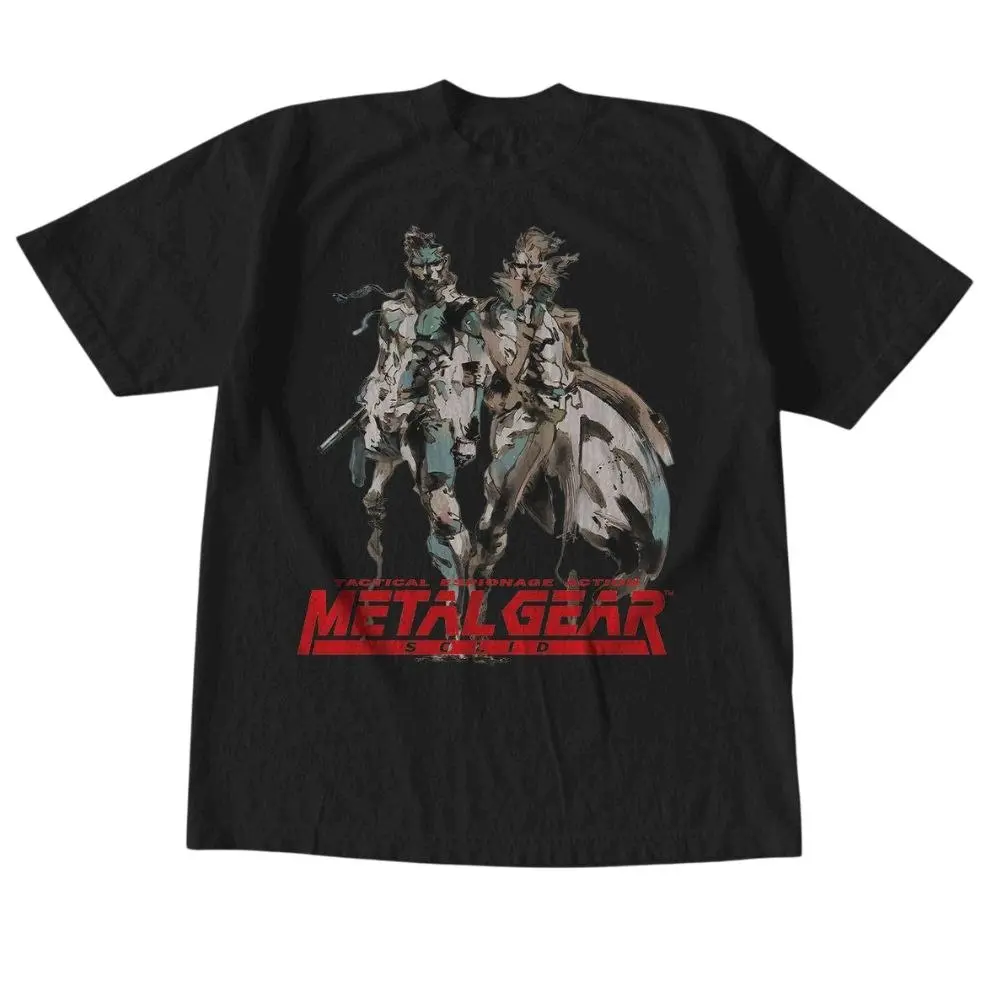 Metal Gear Solid Graphic T-Shirt, Tactical Espionage Action Tee, Retro PlayStation Game Shirt, Vintage Gaming Graphic Tee, Gamer Gift, Unisex Shirt Cotton