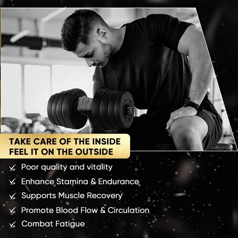 【Advanced Series】DrBioCare Living Collagen – Natural & Gentle – Supports Male Energy, Circulation & Wellness – 60 Capsules