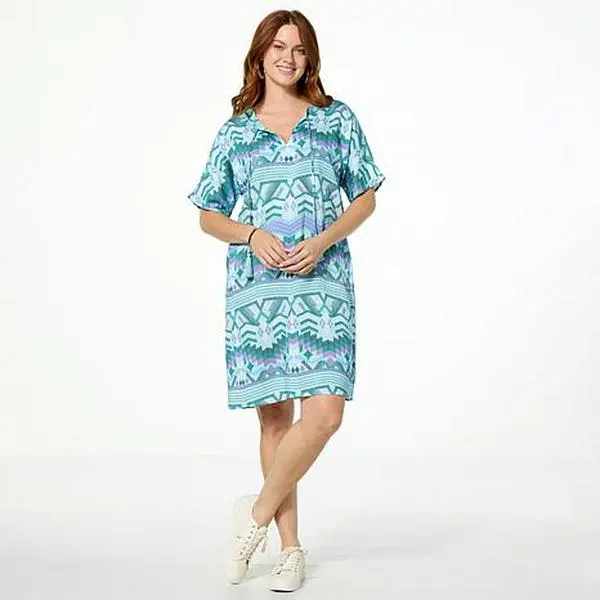 jasper conran green dress Anne Klein Plus Size Belted Midi Dress - Cool Sage main image 1