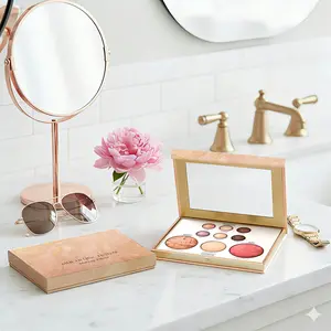 Multi-Color Makeup Palette, Eyeshadow Contour Blush Highlighter Balm, Long-Lasting No Smudge, All-In-One Cosmetic Set, Beauty Cosmetics matte glitter Colorful Eyeshadow Palette portable baked bloom dandy lions Glam eyeshadow palette