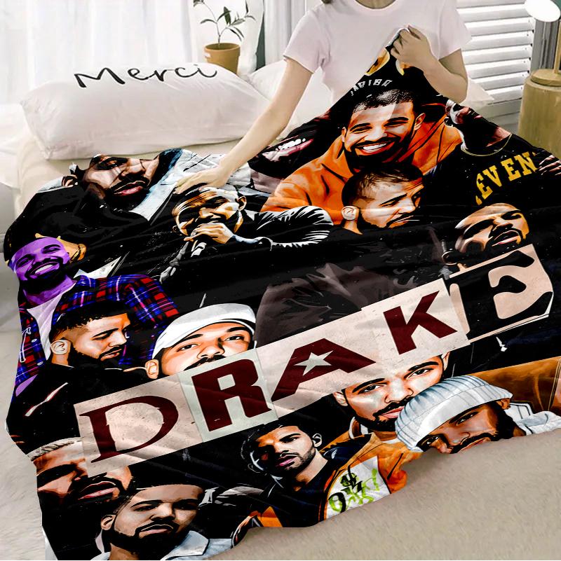 Countdown Sale! Drakes Soft Throw Blanket throw blanket Rapper Singer Album Cover Party Decorations for Bed Sofa Living Room Birthday Holiday Gifts