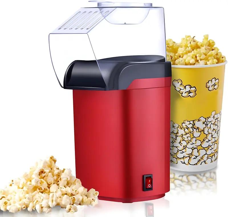 SINCHO 1200W Power Popcorn Maker - Detachable Parts Home Kitchen Gadget, Pops Popcorn in 1 Minute, No Butter Required, Supports Healthy Eating, Ideal for Family Movie Night, Kitchen Gadgets