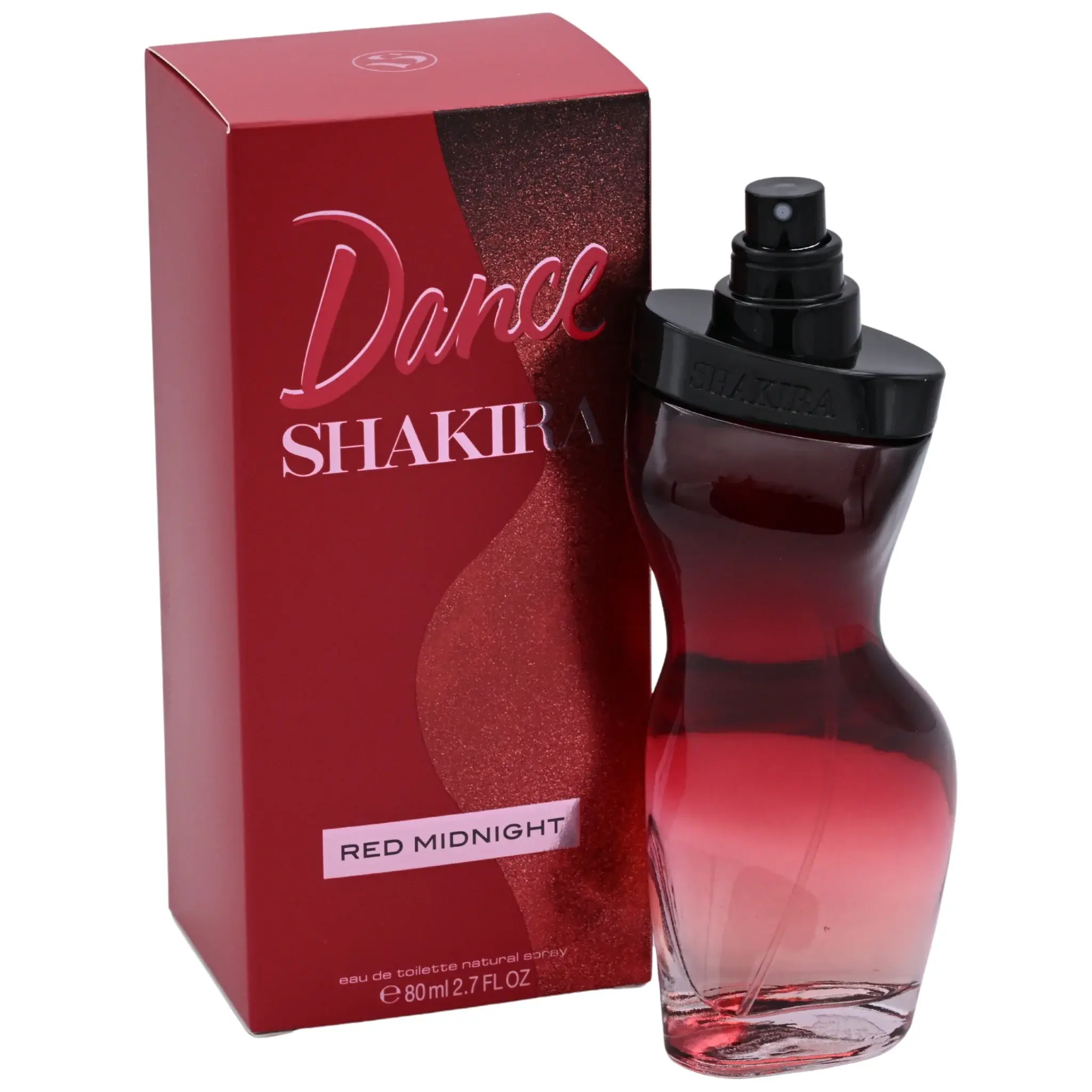 Shakira Dance Red Midnight Eau de Toilette Spray for Women 2.7 oz (80 ml) - New Retail Box