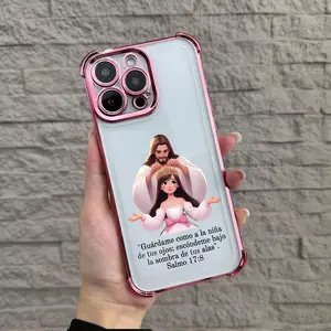 Salmo 17:8 for iPhone Samsung Galaxy Case iPhone 17Pro Max Air 16E 15Plus 14 13 12 11 XR XS S25Ultra S24FE S23 S22 Phone Case, Four-corner airbag drop protection, Faith, personality, Protective Silicone Cover, Protection Durable, Shockproof Drop.WC94A