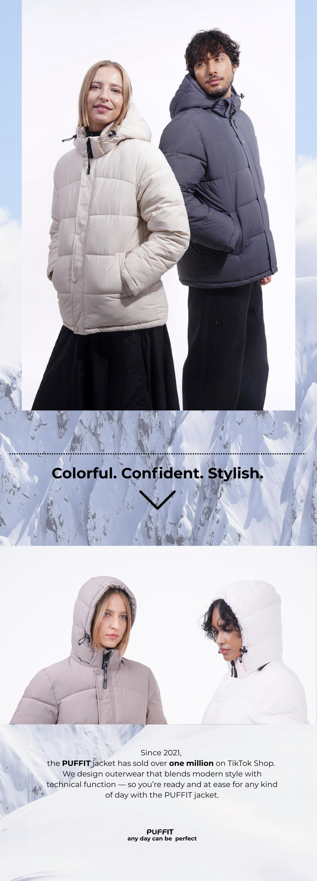 【Last Sale】PUFFIT WarmCore Premium Detachable-Hood Puffer Jacket | Classic Lightweight Winter Coat, Windproof, Water-Repellent, Adjustable Drawstring Design SpringStatements