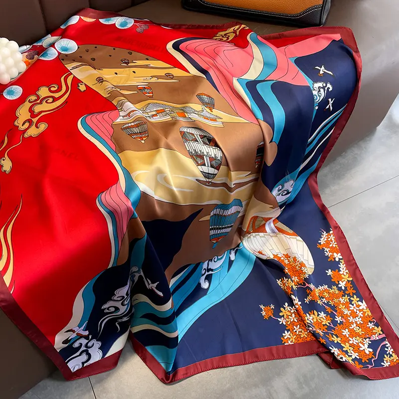 Reunion Multicolor Scarf 90/90cm echo  scarf