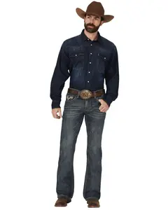 Rock & Roll Denim Men's And Boot Barn Medium Wash Bootcut Jeans - Bm0pd05565