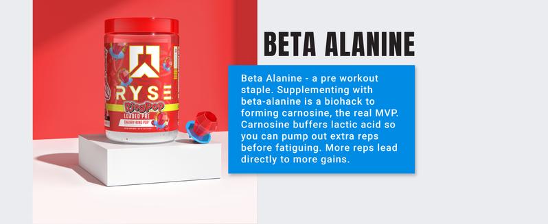 RYSE Loaded Pre Workout Powder - Daily Pre-Workout for Men & Women with over 300mg Caffeine, Beta Alanine, and Citrulline - 30 Servings