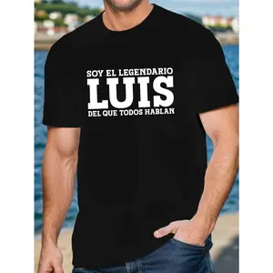 Spanish Legend Luis Men'S Short Sleeve T-shirt Summer T-shirt Top