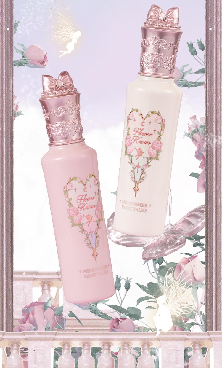 Flower Knows Midsummer Fairytales Collection Liquid Highlighter - Multichrome, Longlasting, Waterproof, Festival Makeup, Christmas Cosmetic Gift