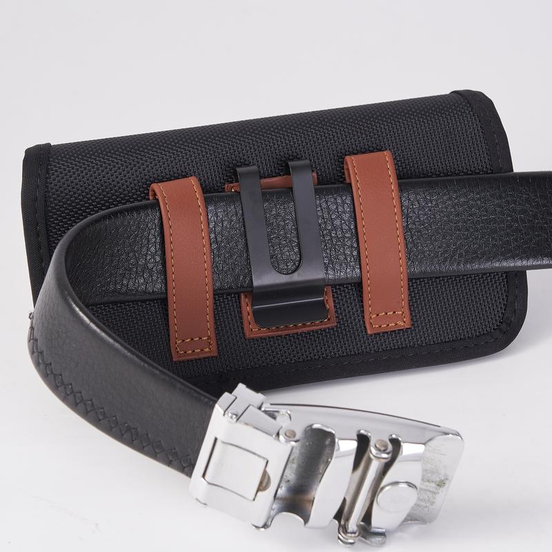 Cell Phone PU Leather Holster Belt Clip Card Slot Strong Magnet Pouch Man Carrying Perfect For Outdoor Daily Use iPhone16 Pro Max iPhone16/15 Samsung Ultra Googel Pixel 8 Pro