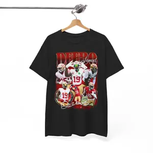 Legends Football T-shirt Deebo Samuel Nick Bosa Christian McCaffrey George Kittle Joe Montana Jerry Rice Brandon Aiyuk Brock Purdy