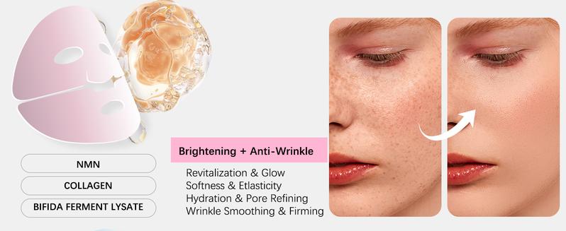 ISTON Deep Moisturizing Collagen All-In-One 4-Color Mask, Moisturizing Night Cream for All Skin Types - Firms, Improves Dullness, Anti-Aging, Soothes and Repairs Skinoothes and Repairs