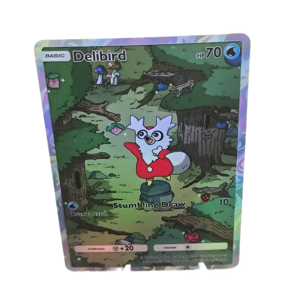 Custom Delibird Full Art Card - Special Illustration Holo - Cute Pokmon Display Proxy - TikTok Shop Custom Delibird Full Art Card - Special Illustration Holo - Cute Pokmon Display Proxy - TikTok Shop