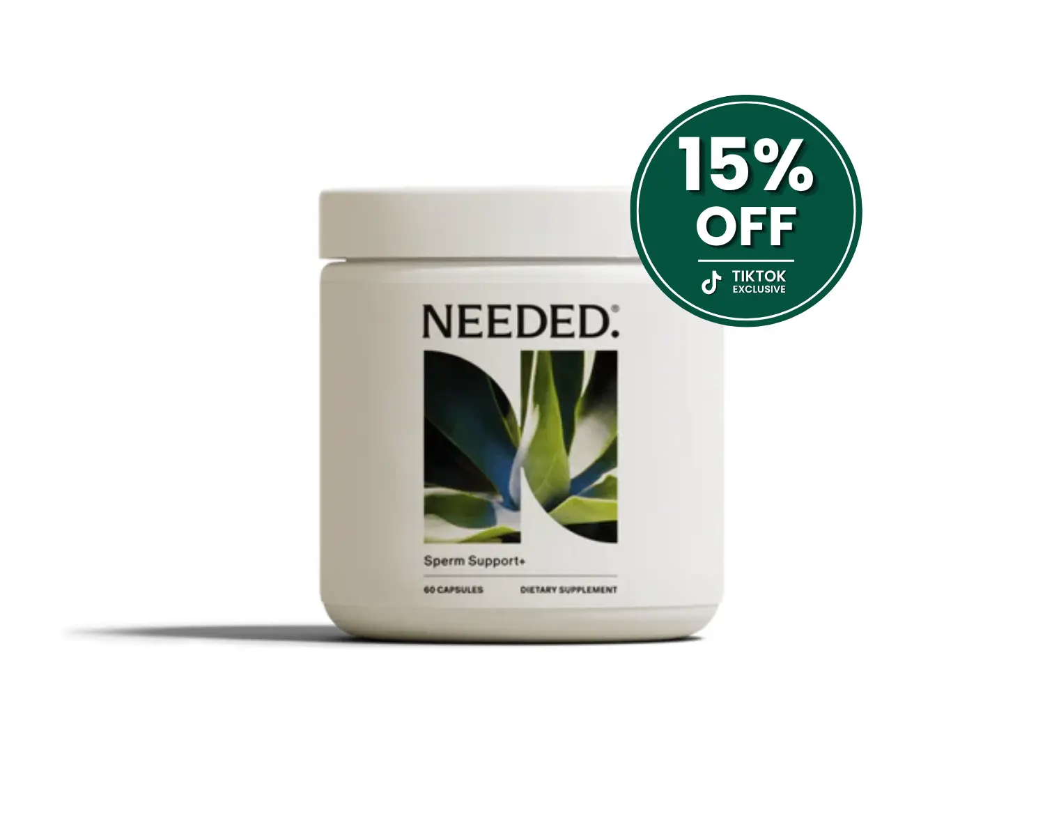 NEEDED. Sperm Support+ - 60 Capsules (1 Month Supply) - Expertly-Formulated with NAC, Shilajit & Ashwagandha - Clinically Studied for Sperm Quality & DNA Health - Male Hormone Balance - For Men's Fertility & Vitality