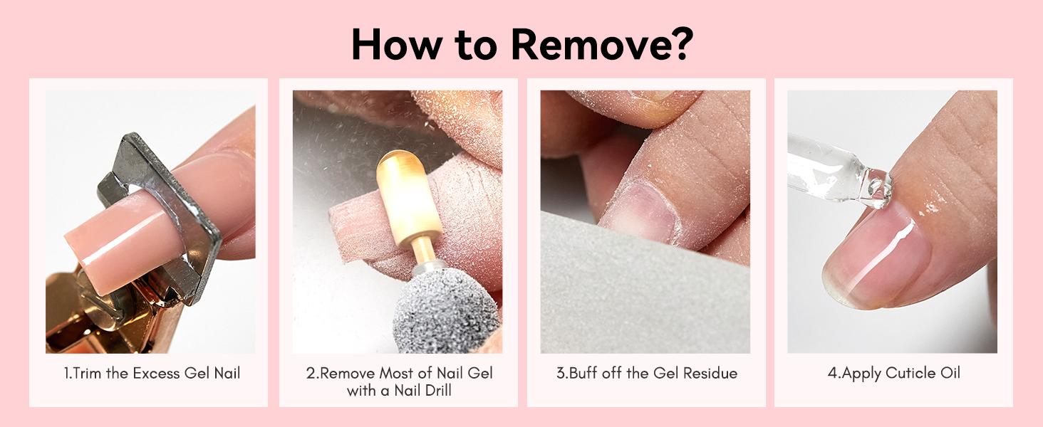 Makartt Luxury Poly Nail Gel Set - 15ML 6 Pcs Set with Long Lasting Natural-Looking Gel Builder for Nail Art, Salon, Manicure & DIY at Home - Uv