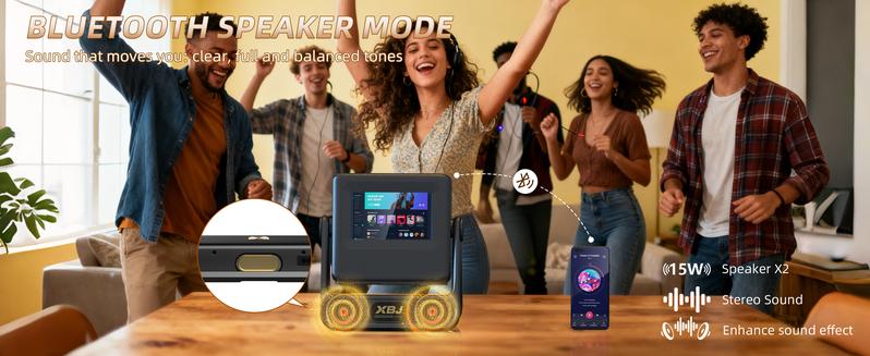 XBJ  Projector 4K 800ANSI Lumens WiFi6/5G BT5.2 Smart Touchscreen 150 Inch Screen for Home Cinema & Outdoor Movies High-Quality Christmas Gifts Christmas gift Holiday Haul