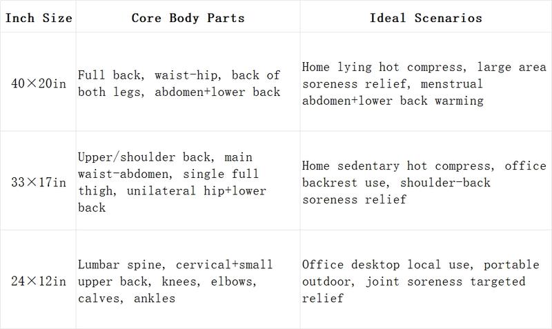 Dark Gray Heating pad, size 40in×20in, 33in×17in, 24in×12in, 6 temperature levels and 4 time settings, portable, back, neck, shoulders and legs heating, machine washable, perfect holiday gift for men, women, parents, Christmas gift