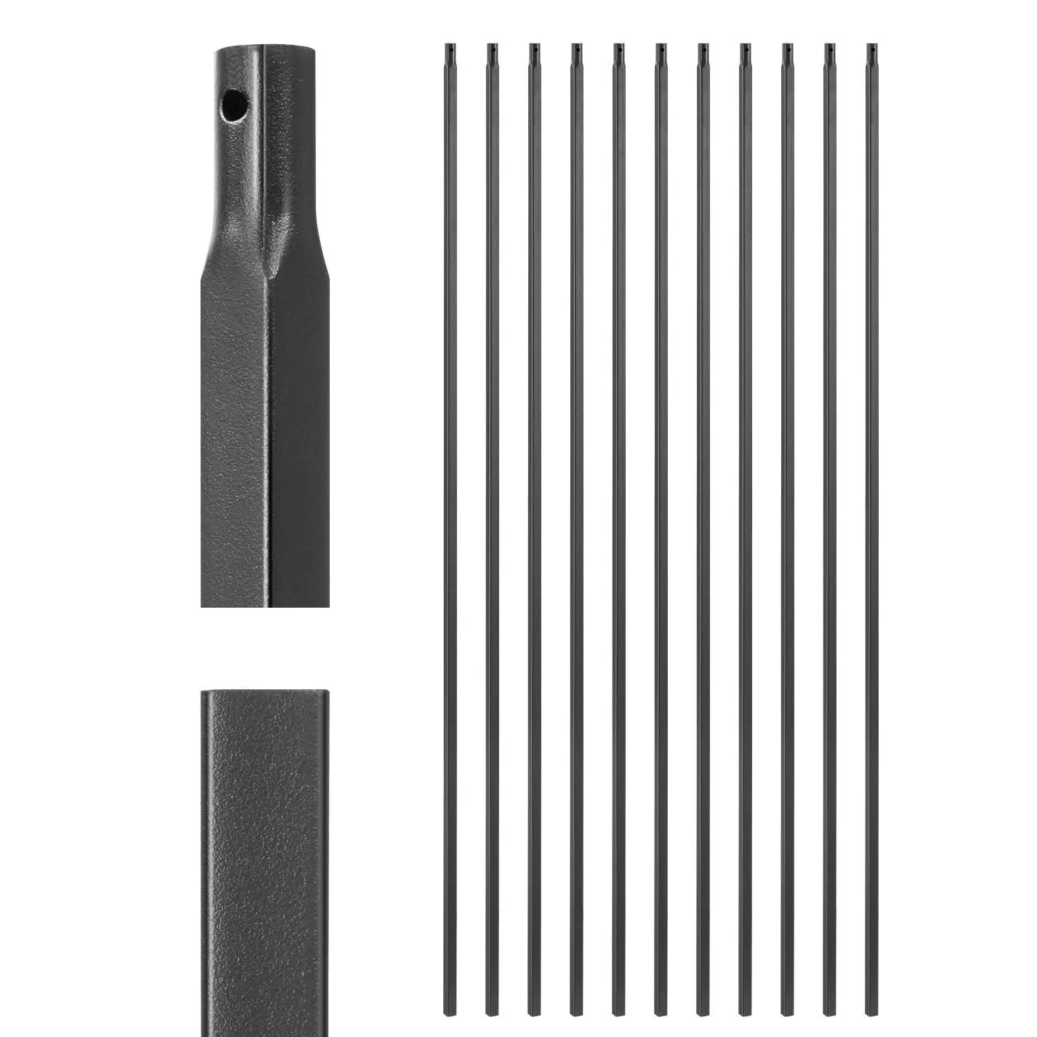 【SummerFinds】VEVOR Staircase Balusters 11 Pack 44 Inch Carbon Steel Stair Balusters Indoor Spindle