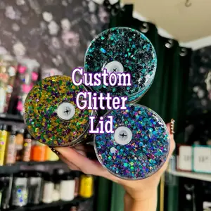 Custom Glitter Lid - (Fits 16oz & 20oz) Colors of your Choice!
