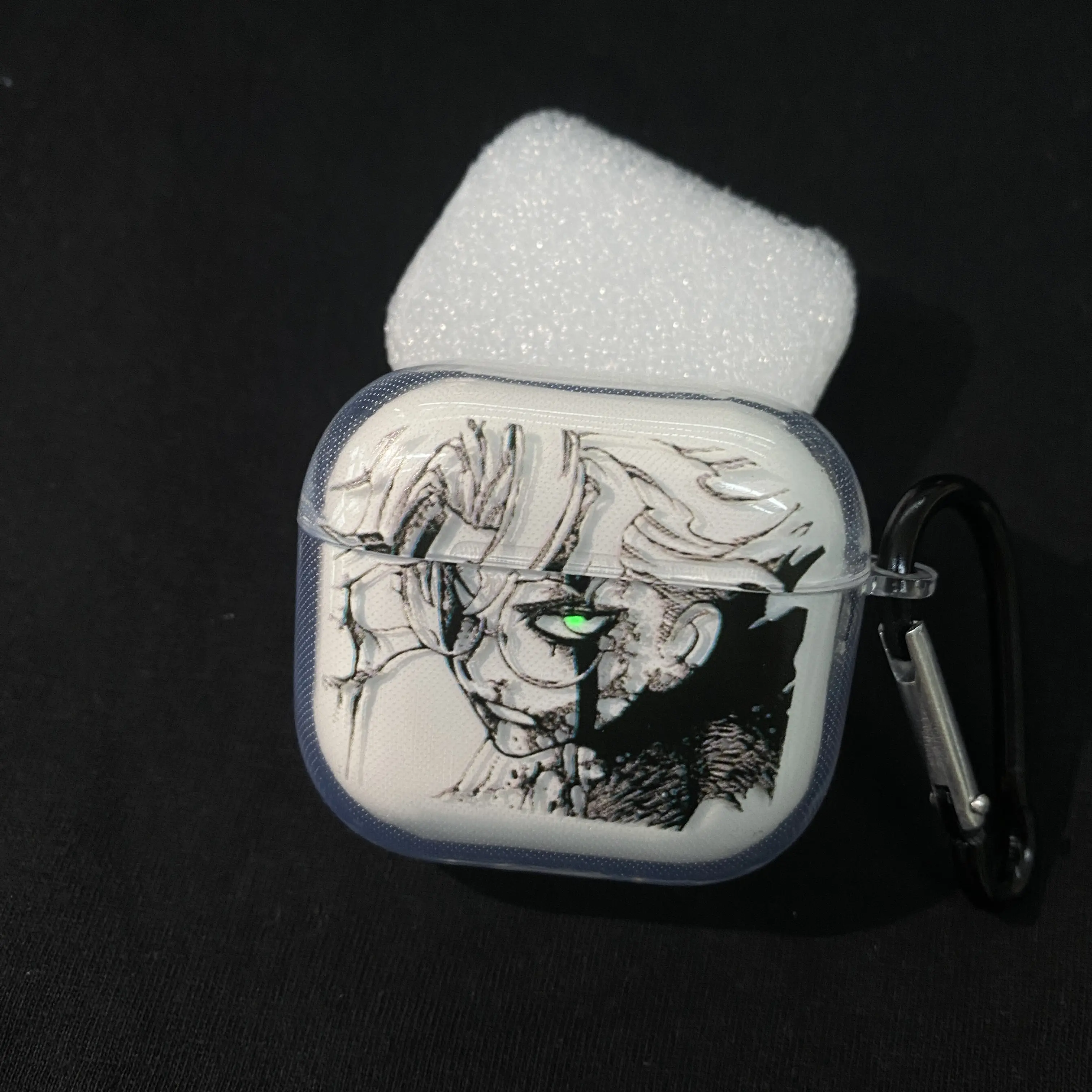 Berserk JJK AOT Tokyo Ghoul Solo leveling DANDADAN Anime inspired Wireless Earphone Protective Case manga airpod case Cover for AirPods Pro 2/ AirPods 3/AirPods